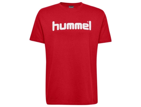 Camiseta de Hombre HUMMEL Go Logo Sleeve Algodón Rojo