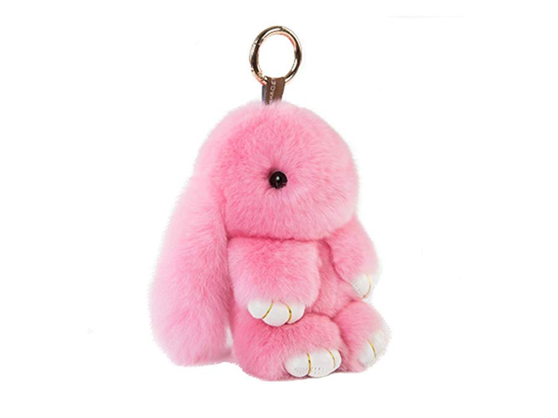 Llavero De Conejito Suave Y Adorable Para Bolso, Coche O Mochila (15 Cm).