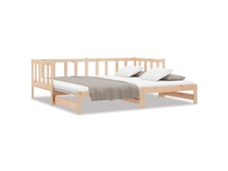 Maison Exclusive - Sofá Cama Nido Sin Colchón Madera Maciza 90x190 Cm