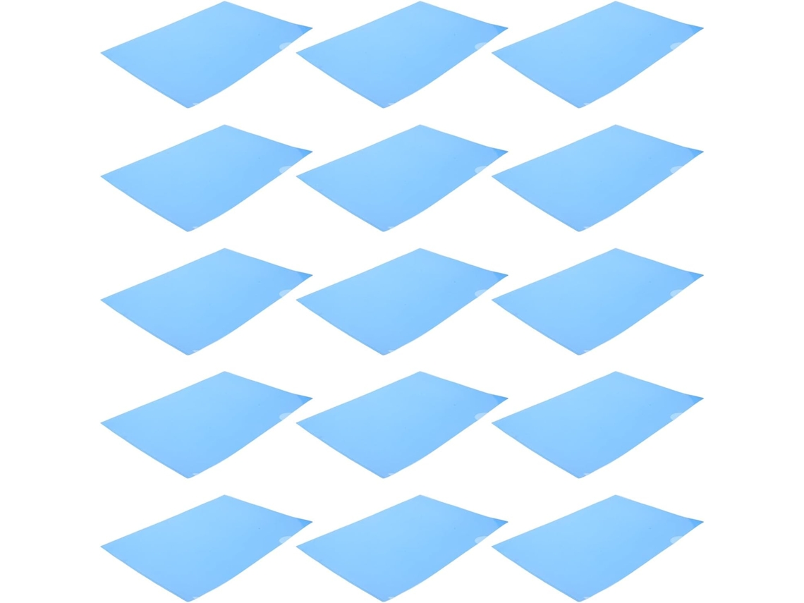 Paquete de 25 organizadores de archivos A4 de plástico azul impermeable. SFUSHOS