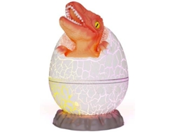 Proyector de luz de huevo de dinosaurio, proyección de cielo estrellado, conexión Bluetooth, enchufe USB, modo nebulosa de ocho colores, ángulo ajustable (blanco)