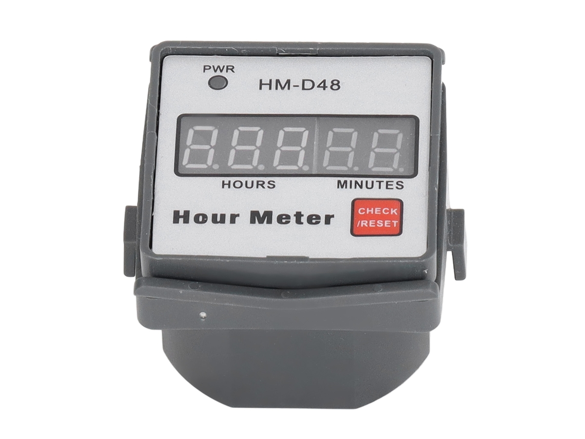 Contador de horas digital de 0 a 999,99 h para equipos | Sin marca