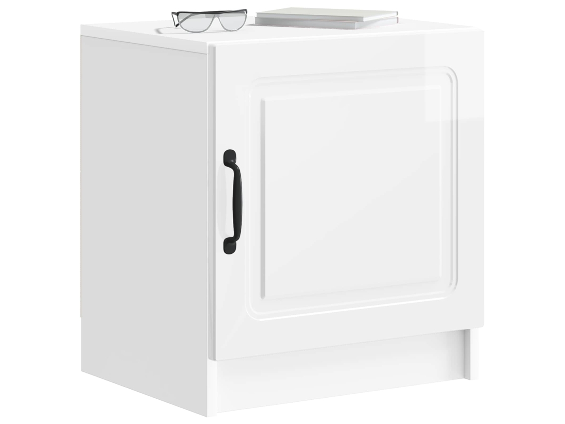 Maison Exclusive - Armario De Noche 2 Pcs Brillante 43 X 34,5 X 47 Cm