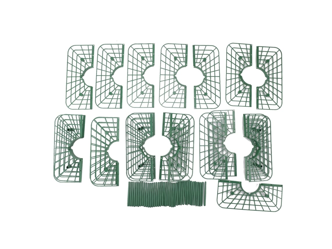Soporte Reutilizable Y Desmontable De Pp Para Fresas, Resistente Al Agua, Para Cultivo En Interiores Con Tierra.