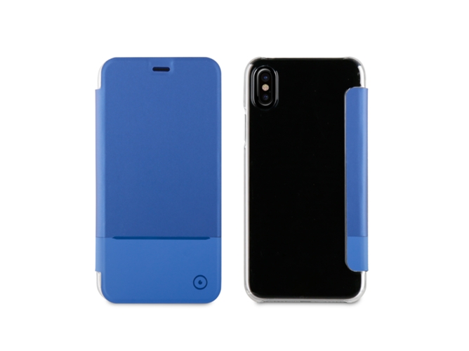 Funda iPhone X MUVIT Libro Azul