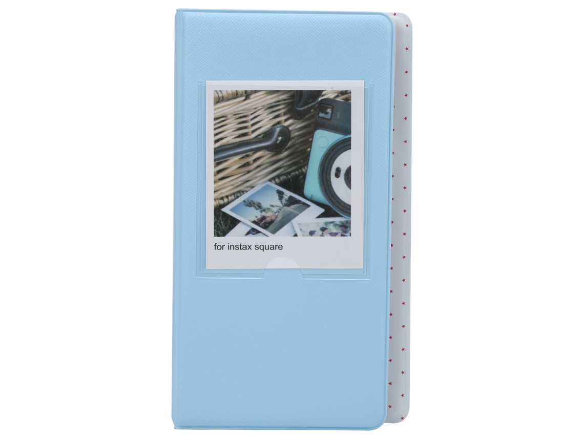 Álbum De Fotos Universal De 64 Bolsillos Con Funda De Pvc Para Cámaras Sq20/sq10/sq6/sp‑3 Bleu