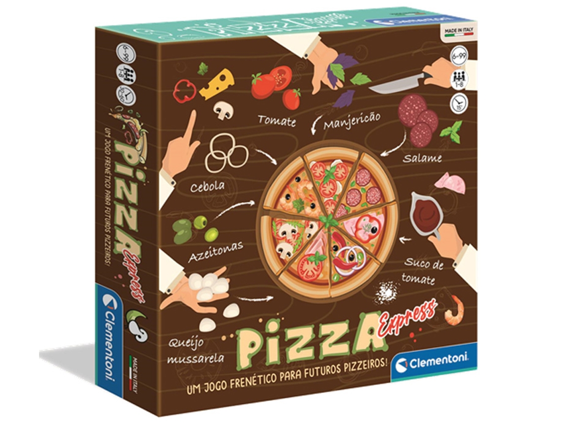 Juego de Mesa CLEMENTONI Pizza Express (Edad Mínima: ‍5 Años - Dificultad: Baja)
