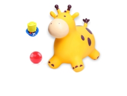 Ats-caballo Hinchable Saltarín Para Niños, Juguete De Animal Montable Con Buena Elasticidad, Color Amarillo, Para El Hogar