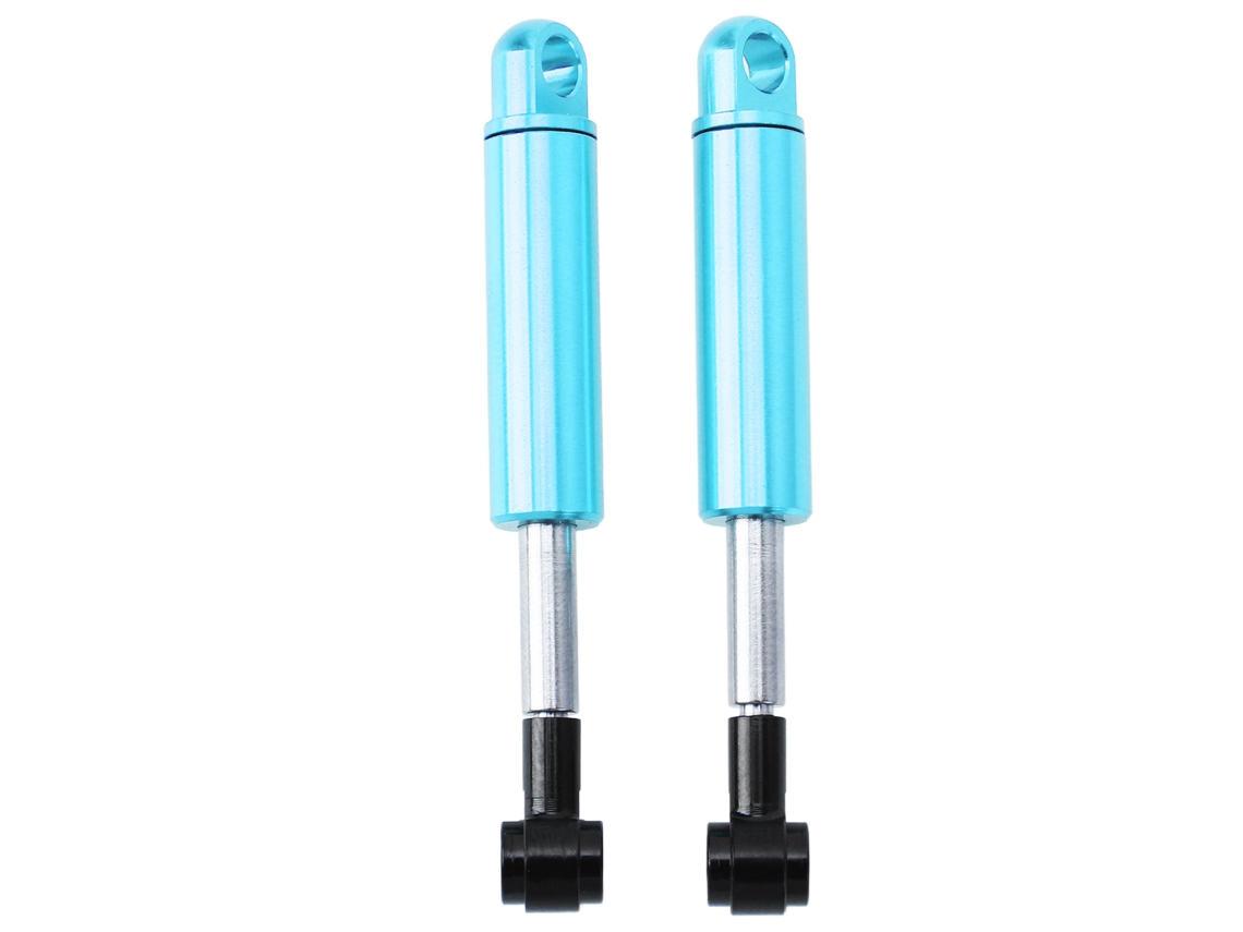 Ymsl 2 Piezas Amortiguadores De Aceite De Aleación De Aluminio Para Camión Remolque Tamiya 1/14 Rc Azul Hxl