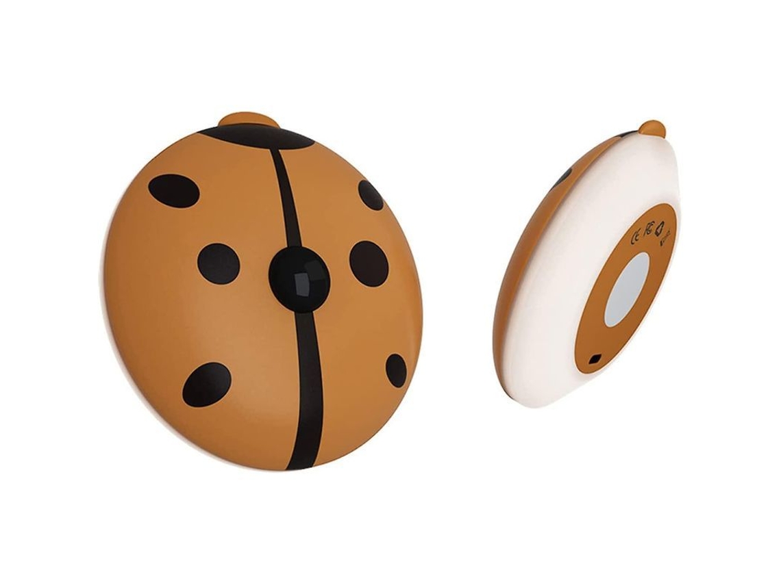 Luz Nocturna Con Detector De Movimiento, Linterna Portátil Para Niños, Regalo De Mariquita Para Niñas.