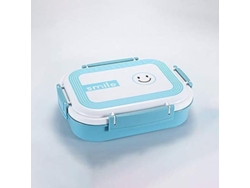 2026-41301-caja De Almuerzo Para Adultos Acero Inoxidable Aislante Anti-herrumbre Estanca Color Azul