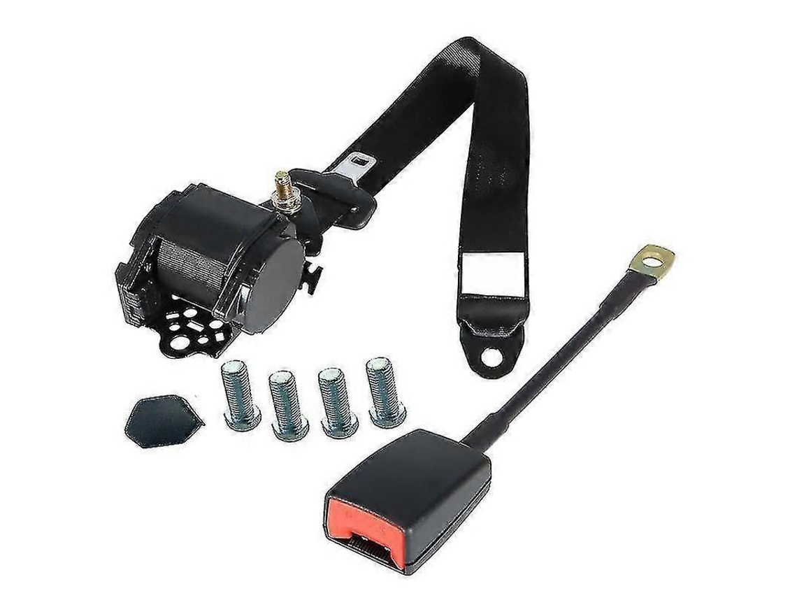 Cinturón De Seguridad De Tres Puntos Para Coche Con Retracción Automática, Base Universal Con Tornillos K3