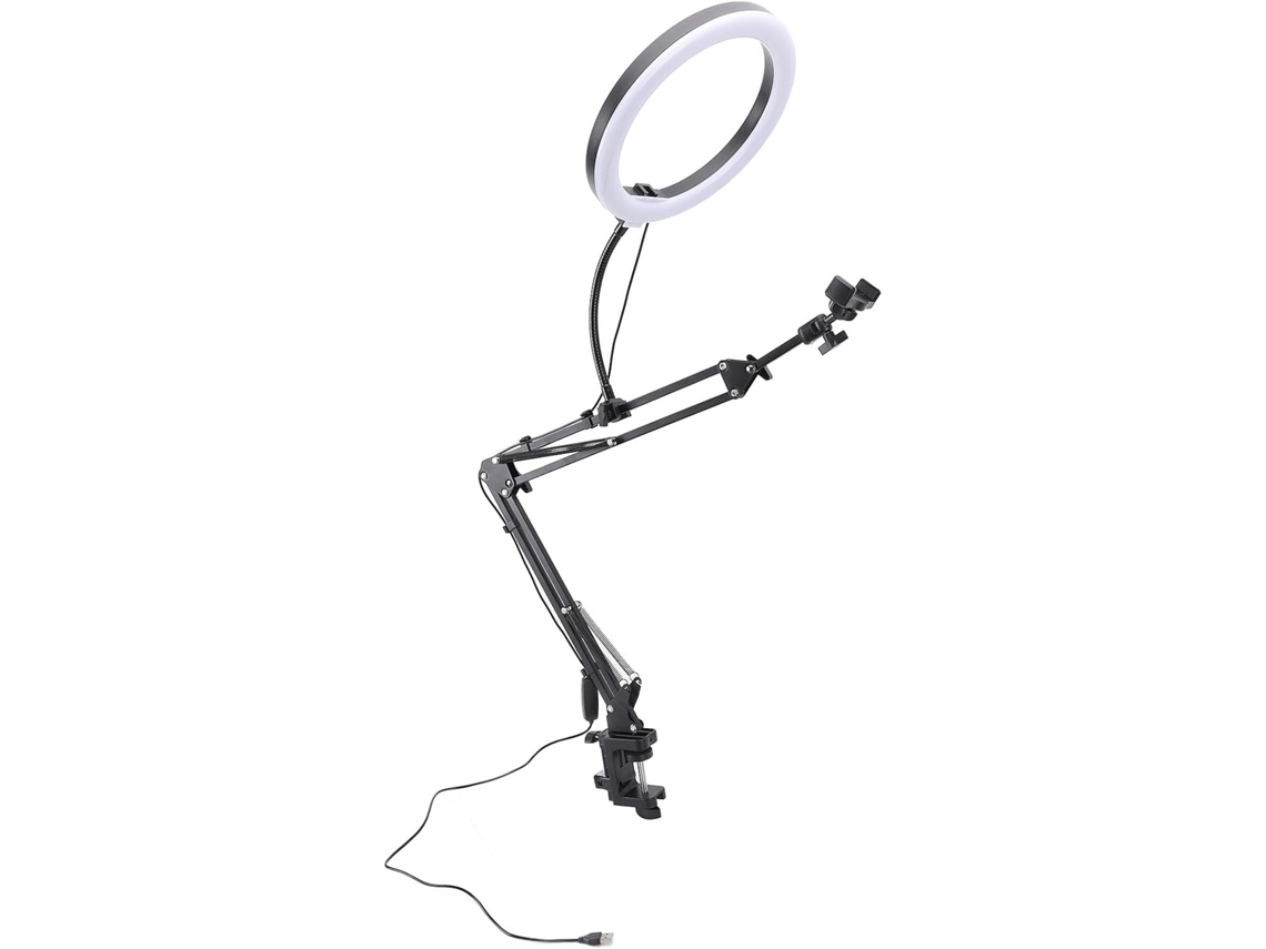 Lámpara Con Clip Y Soporte Para Teléfono Para Transmisión En Vivo Y