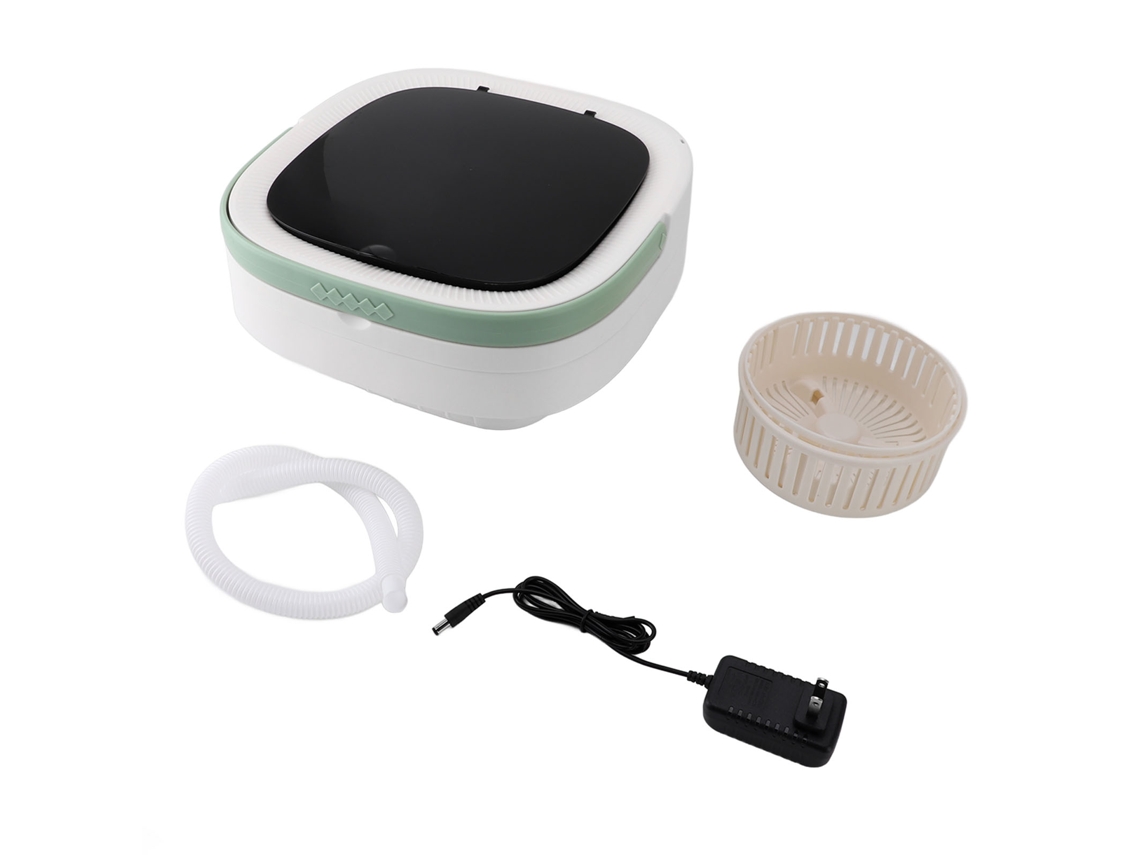 Lavadora Portátil Plegable De 12 Litros Con Deshidratador Para Ropa Interior, Calcetines Y Ropa De Bebé, 100-240 V, Enchufe Estadounidense.