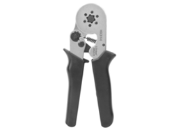 Alicates De Crimpado Autoajustables Con Mango Negro, 0,25-6 Mm², 23-10 Awg. Herramienta Manual.