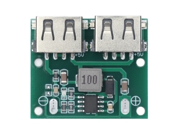 Módulo Cargador Reductor Dc-dc Con Doble Salida Usb, Regulador De Carga De 9v, 12v Y 24v A 5.2v Y 3a