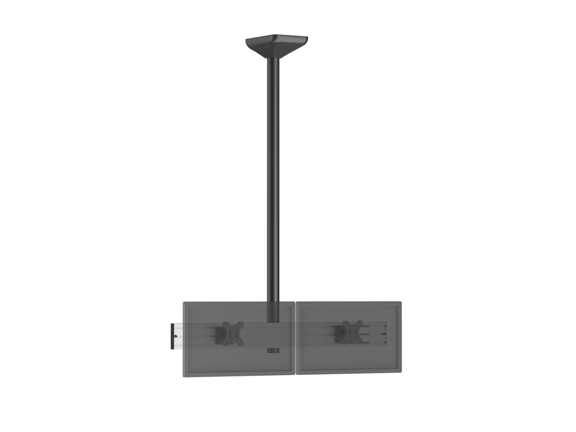 Soporte de techo Menú Board para 2 pantallas 32 - Altura 150cm KIMEX