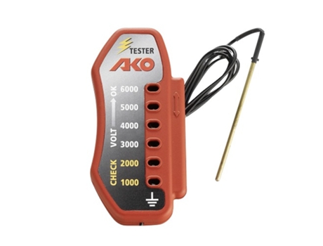 Testador de corrente de tensiômetro AKO para cercas. Testador até 6000V