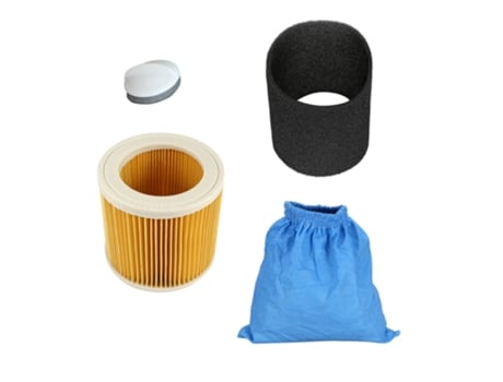 1 Juego de filtros de espuma para aspiradora Karcher MV1 WD1 WD2 WD3 serie WD NT, accesorios para bolsas protectoras de motor