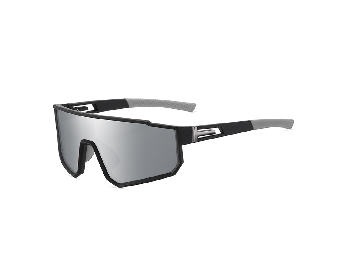 Gafas De Sol De Ciclismo Polarizadas Uv400 Gafas De Ciclismo De Bicicleta De Montaña Al Aire Libre Negro Gris Gertiz