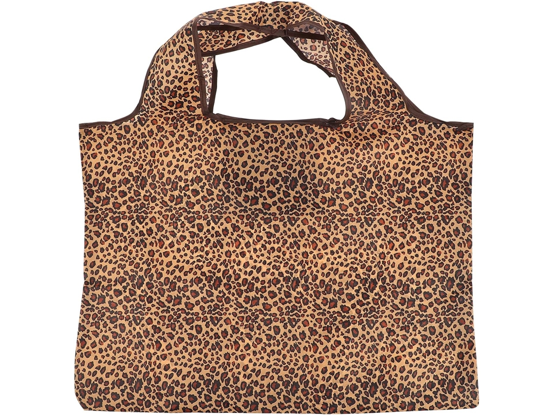Diario Bolso De Compras Con Estampado Leopardo,