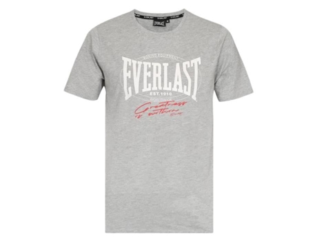EVERLAST Norman Camiseta Gris Manga Corta 100% Algodón Hombre