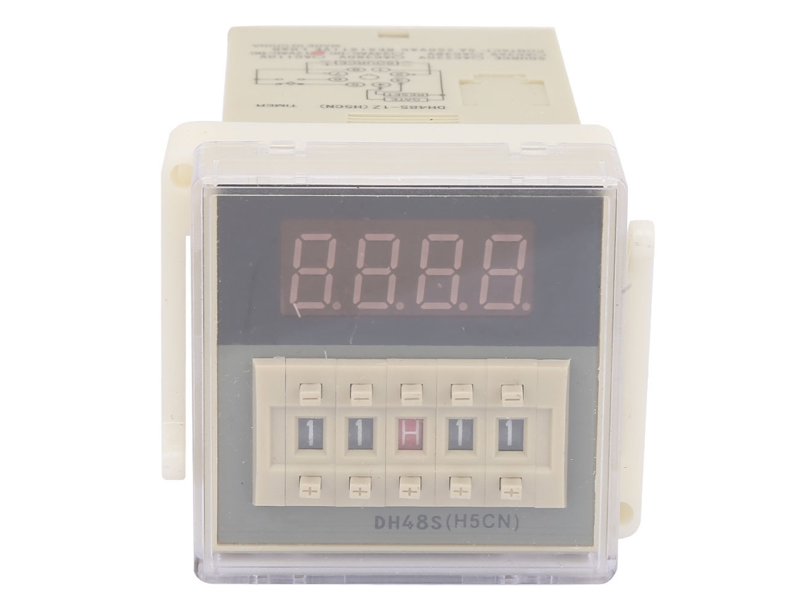 Módulo De Relé Temporizador Digital De 8 Pines, 3 W, 0,01 S~99 H99 Min, Control De Temporizador, 12 V Ca/cc