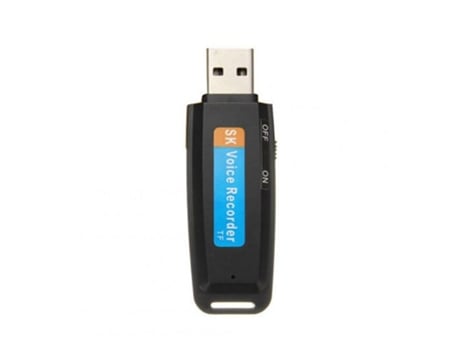 Mini USB Digital Pen Audio Voice Recorder Dictaphone Flash Drive U-Disk negro