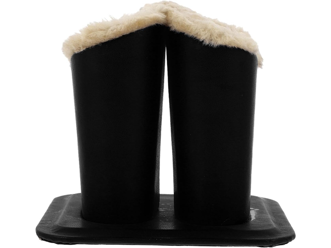 Estuche doble para gafas, forro suave y base ancha y estable, 14,7 x 10,7 x 10,6 cm SFUSHOS (2 pares)