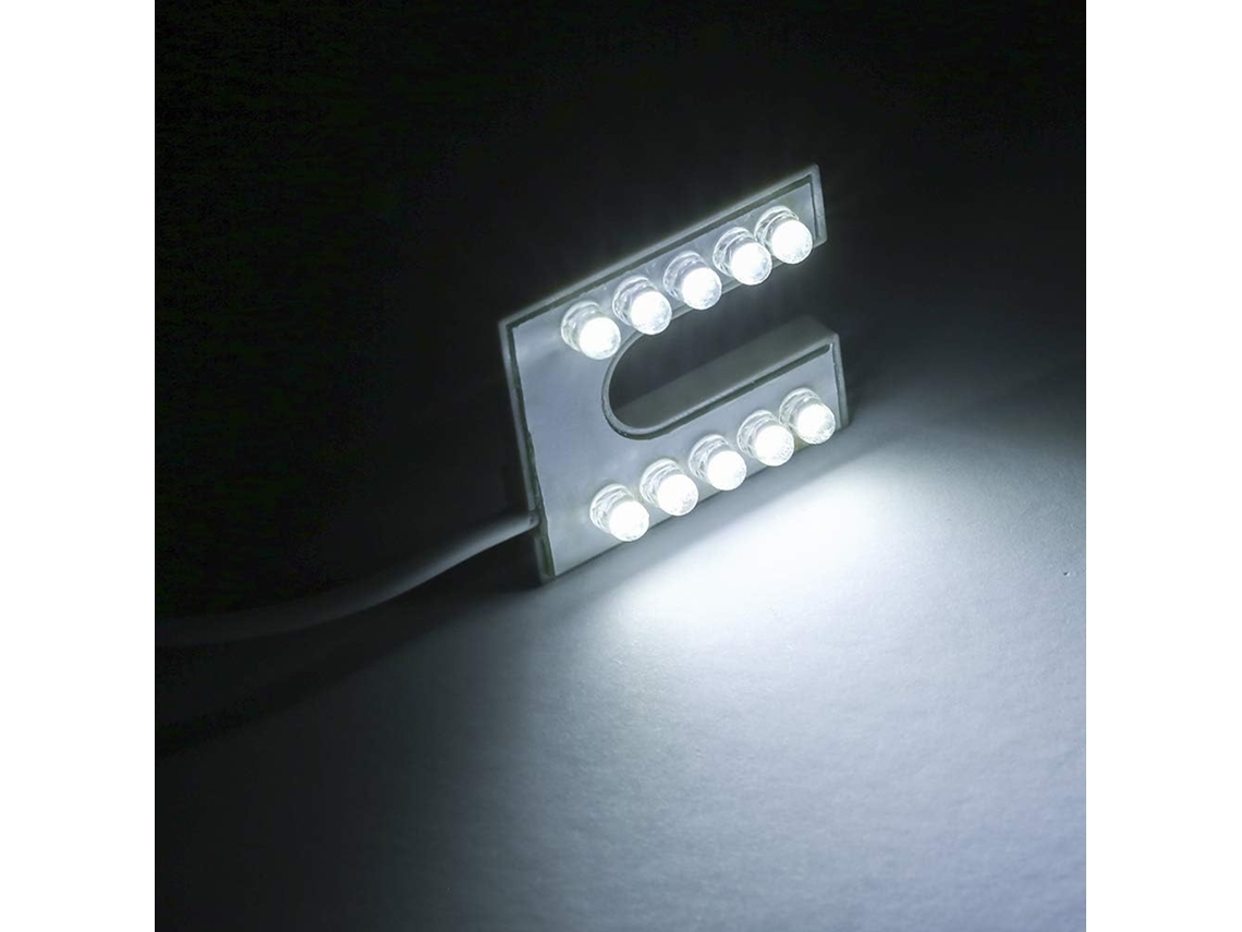 2026-luz Led Para Máquina De Coser U 10leds 2w Ac110-250v Base Fija Para Tareas Domésticas