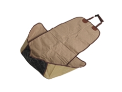 Funda para asiento delantero de perro en coche, Oxford impermeable, beige, protección completa