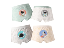 Calzoncillos Bóxer Para Niño, 100% Algodón, Diseño De Astronauta, Xxl, Cómodos.