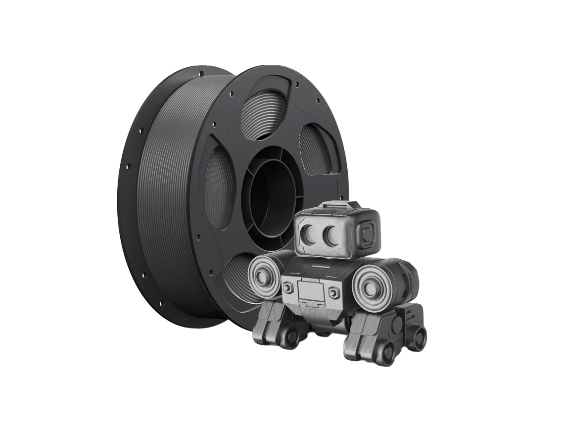 Filamento PLA para impresora 3D, 1,75 mm de diámetro, alta velocidad de impresión, 20 kg, gris, OEM
