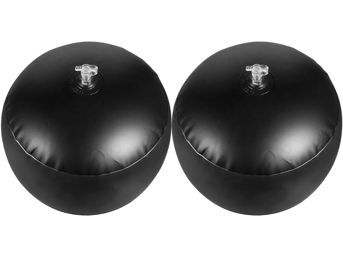 Soporte Inflable Pvc Negro 2 Piezas Exhibir Gorras Ligero Portátil Béisbol Transporte Almacenamiento