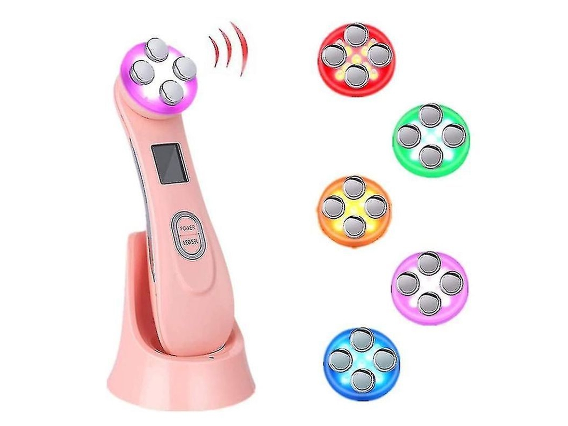 Máquina Facial De Radiofrecuencia, Masajeador Para El Cuidado De La Piel Y Equipo De Belleza Facial (rosa)
