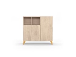 Zapatero HERDASA Oslo Roble, Mostaza (87 x 90 x 27 cm)
