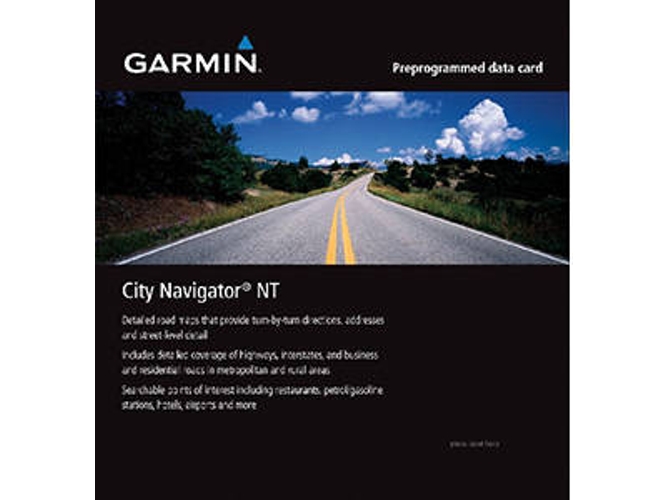 Mapa Sistema de Navegador GPS GARMIN City Navigator Australia & New Zealand NT