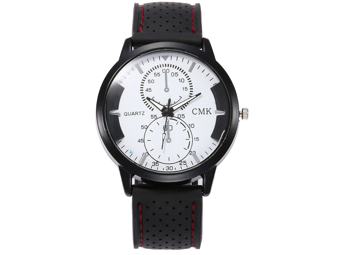 Reloj Deportivo Unisex Con Correa De Silicona, Estilo Casual Y Moderno (rojo)