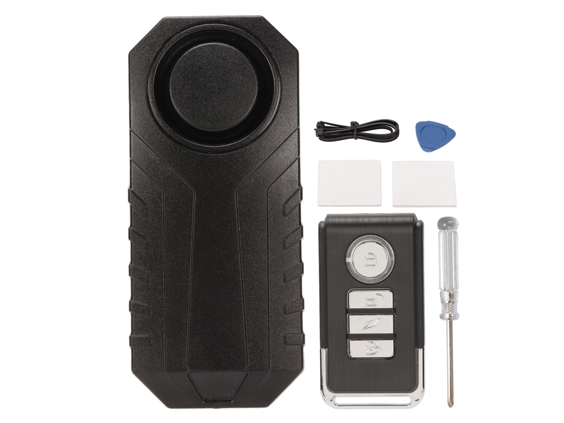 Alarma Antirrobo Inalámbrica Vibratoria Para Bicicleta, Resistente Al Agua Ip55, 113 Db, Con Control Remoto.