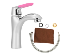 Grifo de baño de cobre de estilo moderno y sencillo con agua fría y caliente