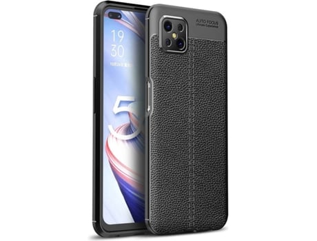Funda Oppo Reno 4Z 5G PHONESHIELD Rugged Leather Negro