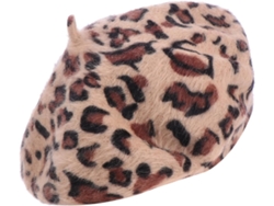 1 Gorro De Invierno Delicado Y Bonito Para Pintores Con Estampado De Leopardo