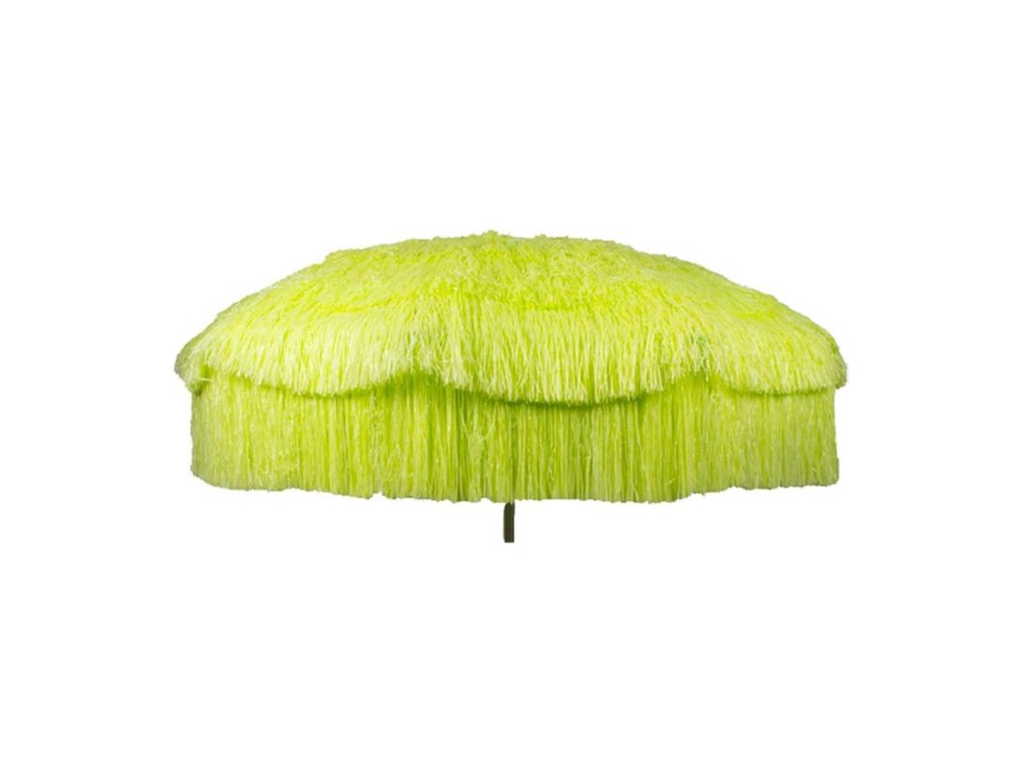 Parasol aluminio rafia 200 cm verde