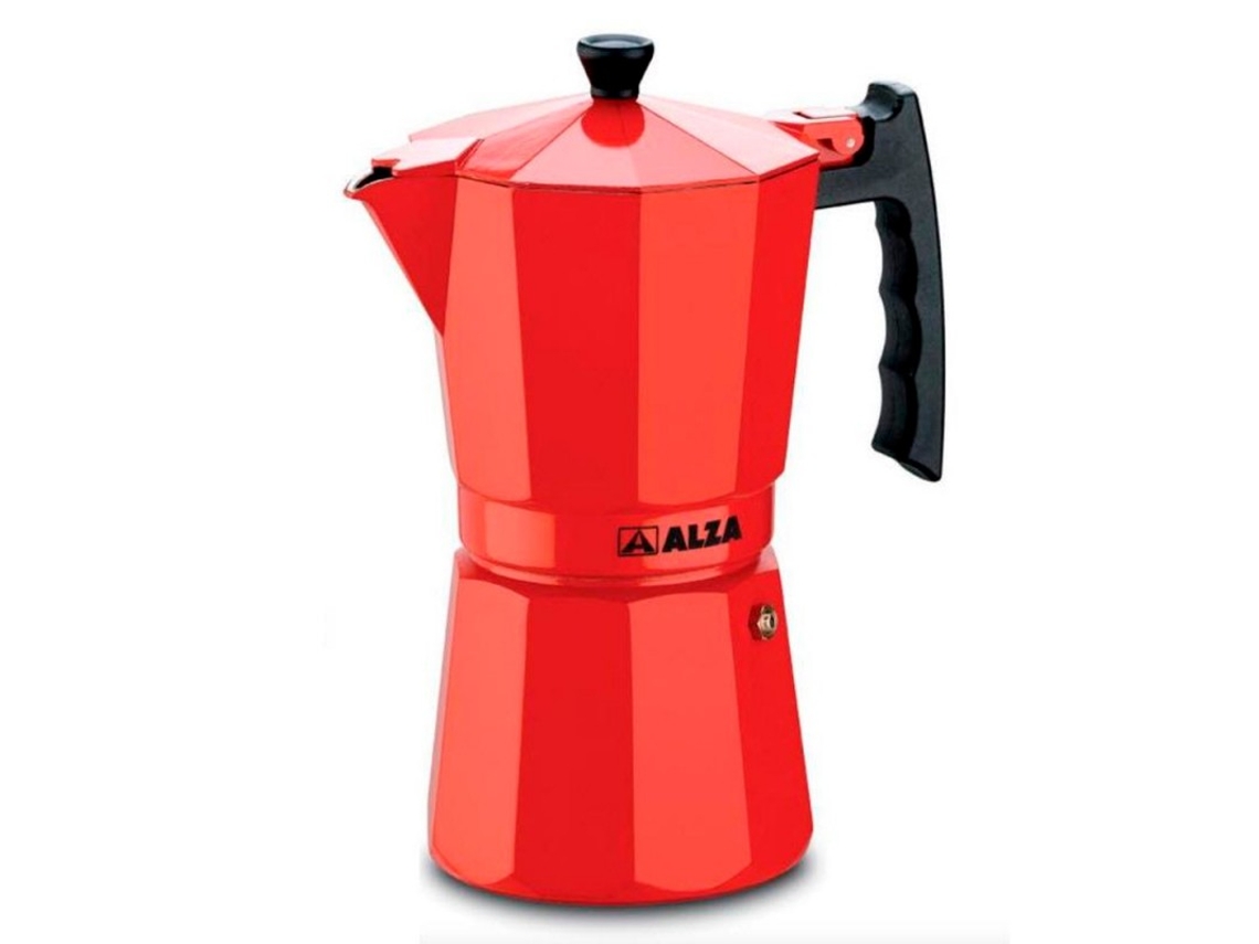 Cafetera Italiana ALZA LUXE RED (12 Tazas)