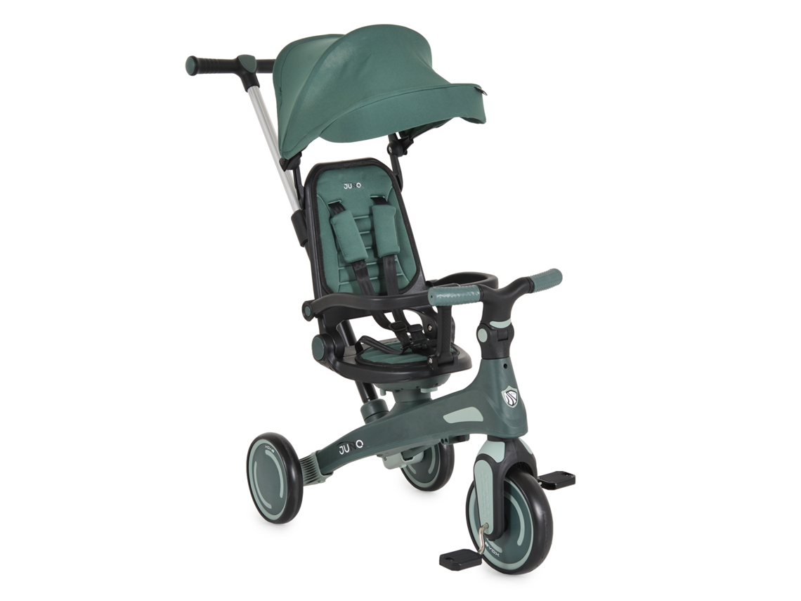 Triciclo Multifuncional Byox Juno Evolutivo 4 En 1 Con Control Parental - Green