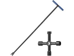 Llave para medidor de agua | Válvula de retención en T, llave ajustable, válvula de jardín, para Gram Gokoco