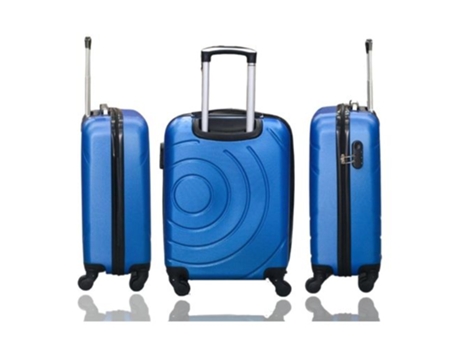 Maleta para Cabina Rígida Equipaje de Mano Pequeño para Viaje Color Azul DORREGO