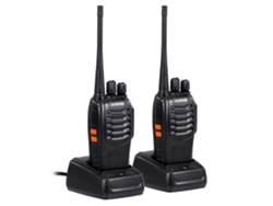 Walkie Talkie Baofeng Bf-888s, Paquete De 2 Radios Profesionales Bidireccionales Con Auriculares Y Base De Carga.