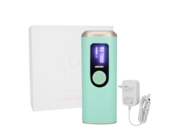 Aparelho de Depilação IPL 2026 com 990.000 flashes para Rejuvenescimento Facial e Corporal, Elétrico para Uso Doméstico, Verde
