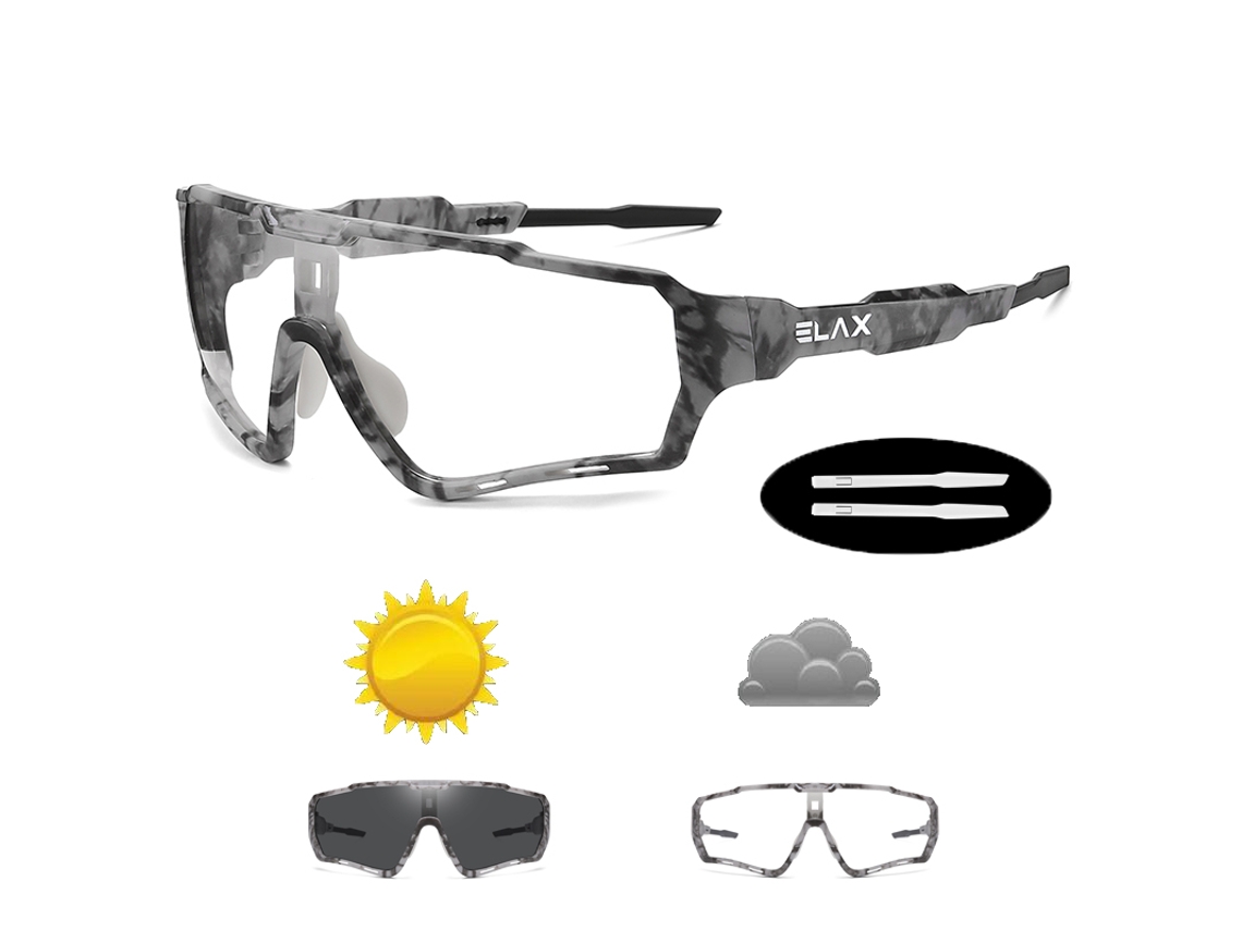 (estilo 9) Gafas De Ciclismo, Fotocromáticas, Polarizadas, Protección Uv400, Fabricadas En Fibra De Acetato.